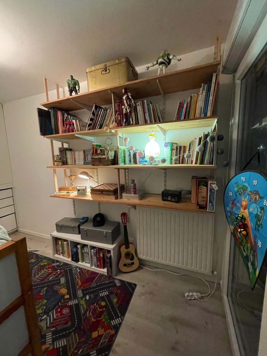 Chambre d’enfant partagée, après l’intervention